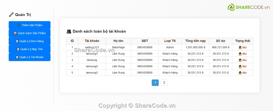 ĐỒ ÁN WEB BẰNG PHP,code de hieu           va de hiểu nhất,source code      database,sadlove123,muasourcetlbb
